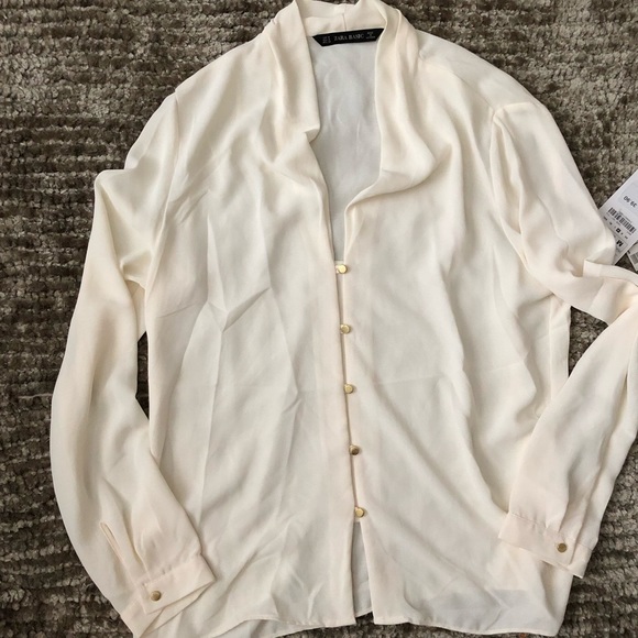 Zara Tops - Sheer Zara blouse